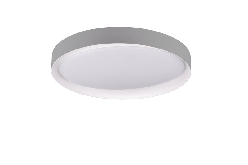 Plafoniera da Interno a LED in Plastica Grigio-3