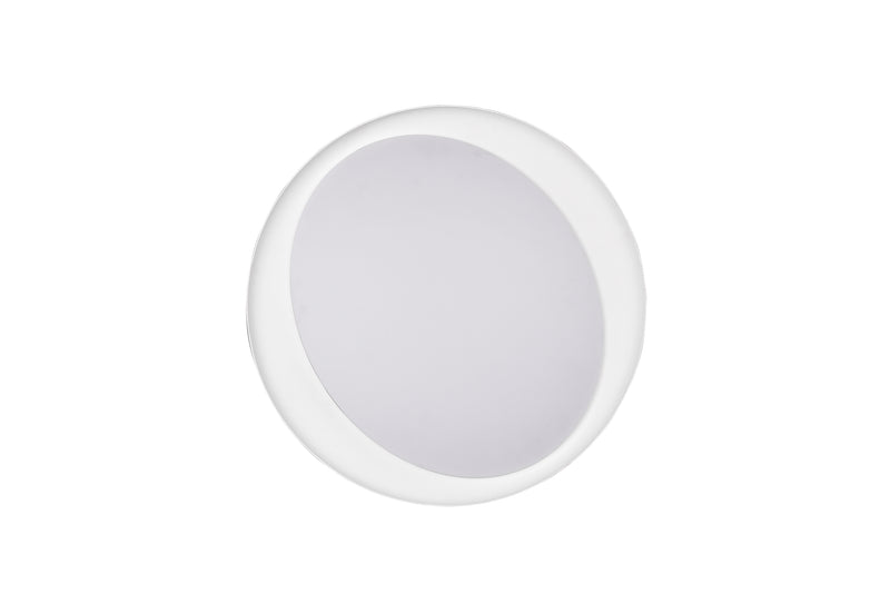 Plafoniera da Interno a LED in Plastica Grigio-6