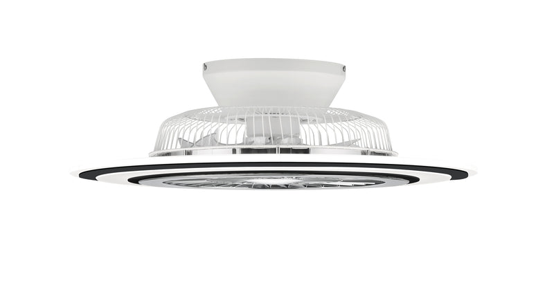 Plafoniera Ventilatore da Interno a led in PLASTICA Nero Opaco-5