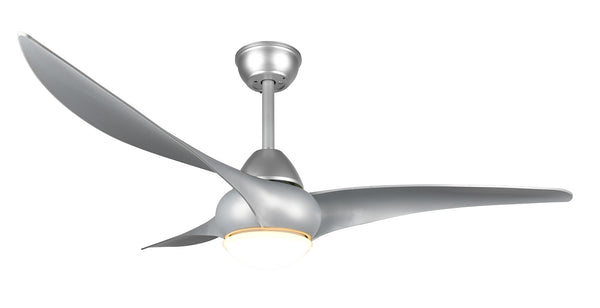 sconto Ventilatore da Soffitto con 3 Pale e Lampada LED SMD Ø145 cm 3 Velocità Titano