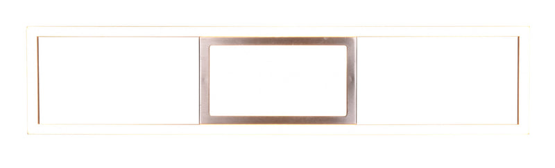 Plafoniera da Interno a LED in Metallo Nichel Satinato -4