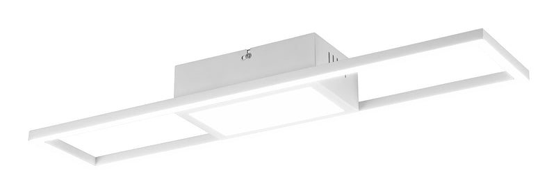 Plafoniera da Interno a LED in Metallo Bianco Opaco-2