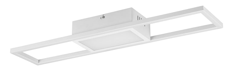 Plafoniera da Interno a LED in Metallo Bianco Opaco-5