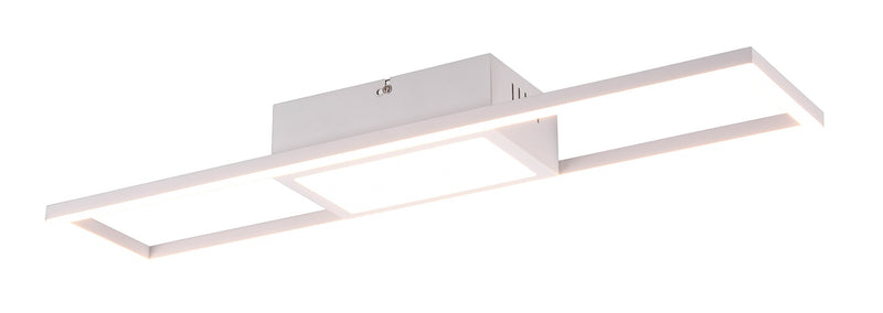 Plafoniera da Interno a LED in Metallo Bianco Opaco-1