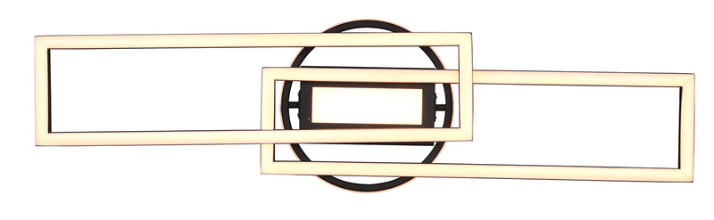 Plafoniera da Interno a LED in Metallo Nero Opaco-5