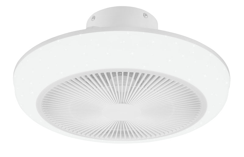 Plafoniera con Ventilatore da Interno a LED Ø46 cm Plastica Stella-2