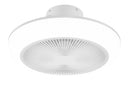 Plafoniera con Ventilatore da Interno a LED Ø46 cm Plastica Bianca-2