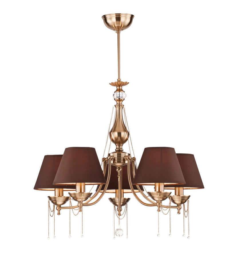 Lampadario Royal Classic in Metallo Chester Ottone-1