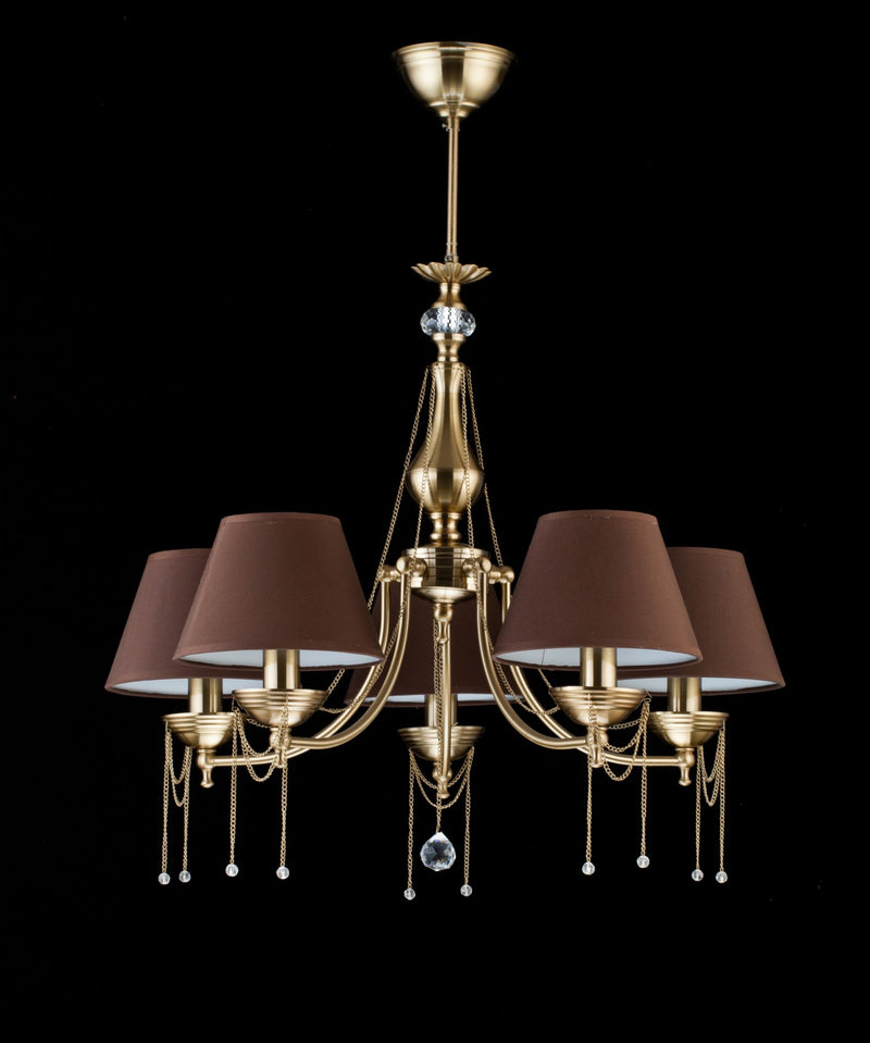 Lampadario Royal Classic in Metallo Chester Ottone-4