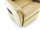 Poltrona Alzapersona Elettrica 2 Motori in Similpelle Beige-9