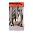 Set 3 Utensili Accessori per  Barbecue in Acciaio Master Cook -8