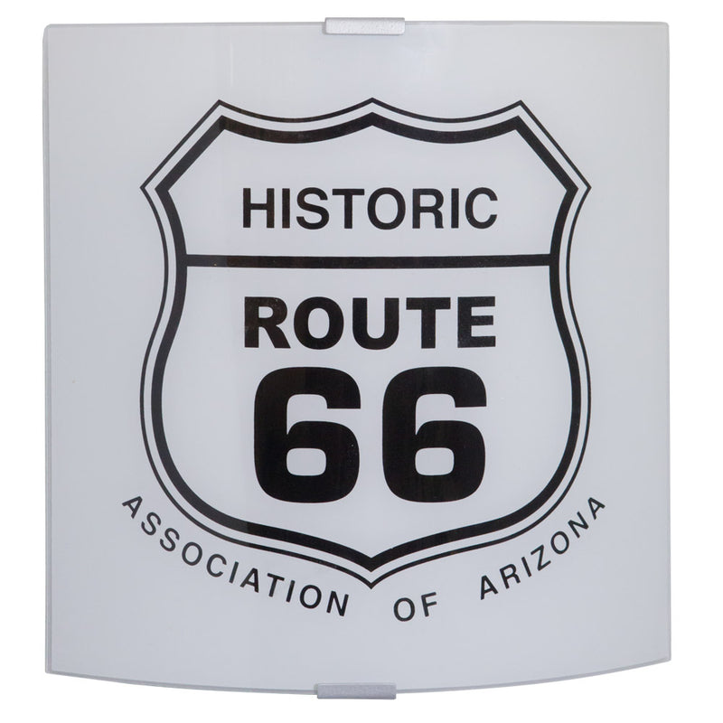 Applique 1xE27 Montatura Argento Vetro Lastra Route66 E-Energy Route66-1