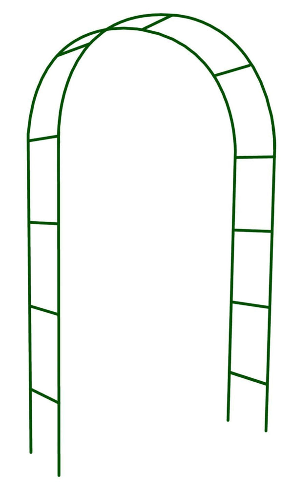 Arco per Piante Rampicanti da Giardino 140x37x220 cm in Acciaio  Verde online