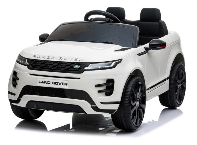 Macchina Elettrica per Bambini 12V Land Rover Evoque Bianca-1