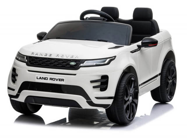 Macchina Elettrica per Bambini 12V Mp4 Land Rover Evoque Bianca-1