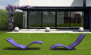 Lettino Chaise Longue da Esterno Giardino Seduta a Terra Arkema Serendipity Grigio Antracite-6