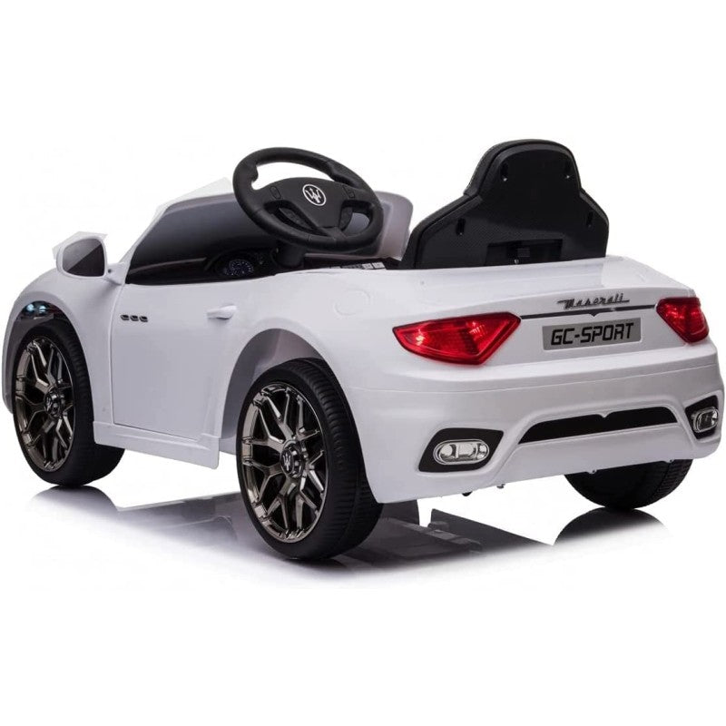 Macchina Elettrica per Bambini 12V con Licenza Maserati GranCabrio S502 Bianca-3