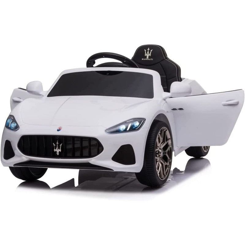 Macchina Elettrica per Bambini 12V con Licenza Maserati GranCabrio S502 Bianca-4