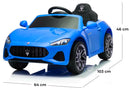 Macchina Elettrica per Bambini 12V Maserati GranCabrio S502 Blu-5