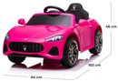 Macchina Elettrica per Bambini 12V Maserati GranCabrio S502 Rosa-5