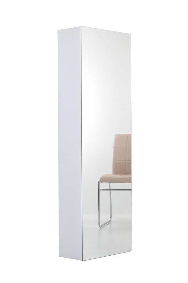 prezzo Schuhregal Bücherregal 5 Regale in Melamin 52,5 x 23 x 160 cm TFT Sc White Mirror