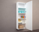 Scarpiera Libreria 5 Ripiani in Melaminico 52,5x23x160cm TFT Sc Bianca Specchio-4