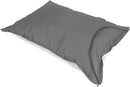 Cuscinone Slitta per Neve 160x110 cm in Acrilico Pomodone Scivolone Grigio Chiaro-1