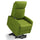 Elektrischer Lift-Sessel 2 Motoren 67x75x110 cm in Adrenaline Green Seattle-Stoff