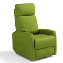 Poltrona Alzapersona Elettrica 2 Motori 67x75x110 cm in Tessuto Seattle Verde Adrenalina-2