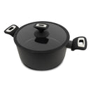 Casseruola 2 Maniglie Ø 24cm Antiaderente Induzione Silex Elegance Black Nero-1