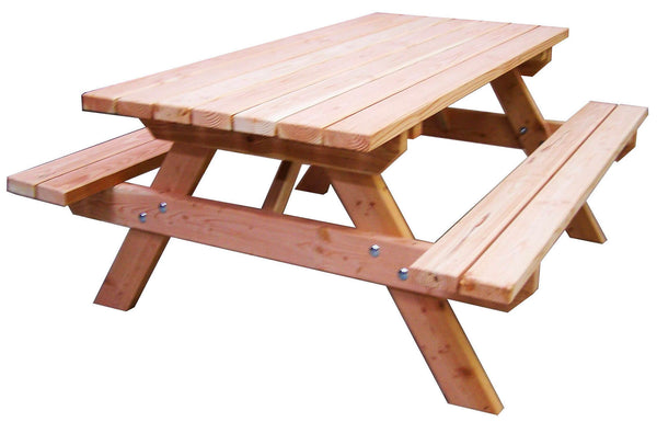 acquista Set Birreria da Giardino con Panche Integrate in Legno Douglas Forestière