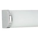 Applique Metallo Cromato Diffusore Lampada da Bagno E14 Intec SPOT-B-SHON/L-2