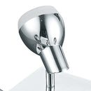 Faretti Spot 4 Luci Base Quadrata Metallo Cromato Policarbonato Led 20 watt 4000 kelvin Intec SPOT-CAYENNE-PL4-2