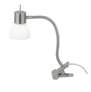 Lampada con Pinza Orientabie Metallo Nikel Diffusore Led 5 watt Luce Natruale Intec SPOT-CENTURY-FC-1