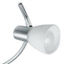 Faretti Tre Luci Spot Base Spirale Metallo Cromato diffusori Vetro E14 Intec SPOT-MITO-S3-2