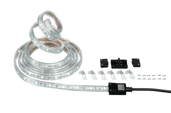 Wasserdichtes Strip-Kit mit Zubehör LED Strip Rolle 21,6 Watt 4000 Kelvin Intec STRIP-5050-KITHV300 prezzo