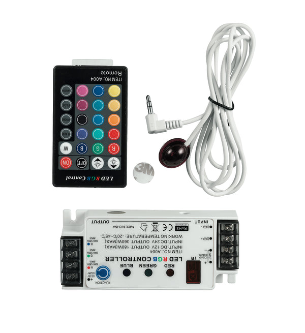 acquista Empfänger mit mehreren Eingängen und RGB-Fernbedienung für Strip Intec STRIP-RGB-CONTROL-XL