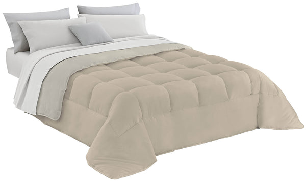 acquista Wintersteppdecke aus Mikrofaser 300gr Doubleface Beige/Creme Verschiedene Größen