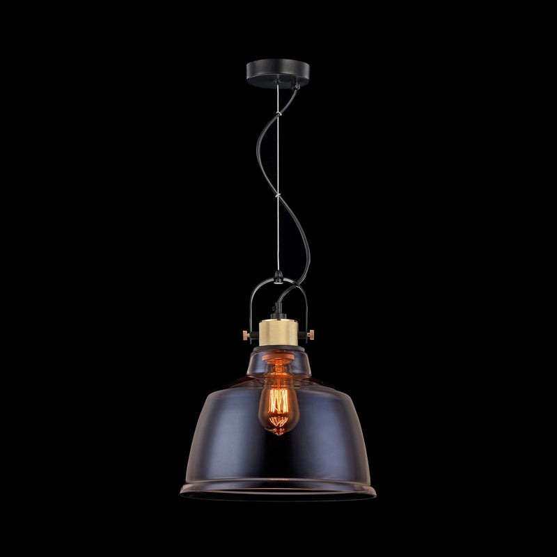 Lampada pendente Pendant in Metallo Irving Nero-3