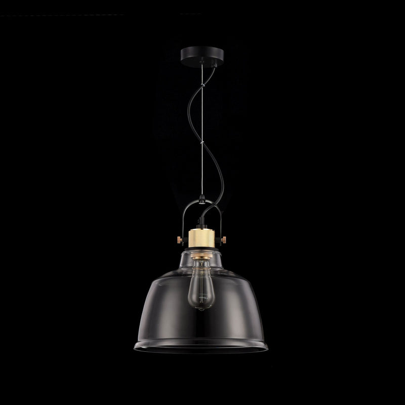 Lampada pendente Pendant in Metallo Irving Nero-3