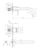 Rubinetto Miscelatore Monocomando Lavabo ad Incasso in Acciaio Inox Satinato Nilo-2