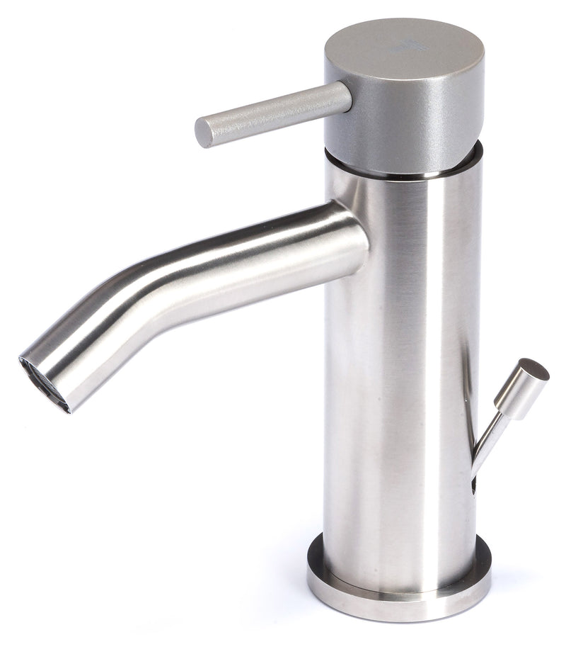 Rubinetto Miscelatore Monocomando Bidet in Acciaio Inox Maniglia Roccia-1