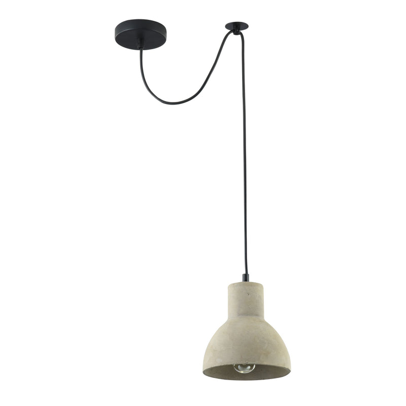 Lampada pendente Loft in Metallo Broni Nero-4