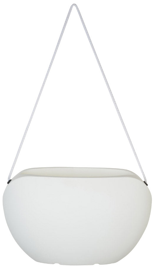 Ovale Vase aus Polyethylen Vanossi Clio Bag Rope White Verschiedene Größen prezzo