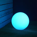 Sfera Luminosa da Giardino Ø30cm in Polietilene Vanossi Sirio Bianco Fluo-3