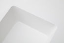 Lavabo da Incasso 101x46,5x2 cm in Resina TFTBianco Lucido-3