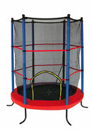 Trampolino Tappeto Elastico per Esterno con Rete di Protezione Diametro 140Cm Garlando Combi Xs-1