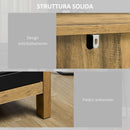 Credenza 2 Ante in Vetro 60x35x120 cm in Legno Truciolare Marrone-7