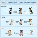 Cuccia per Cani di Taglia Media e Piccola max 20kg 65x75,7x63 cm in Polipropilene Impermeabile Blu-7