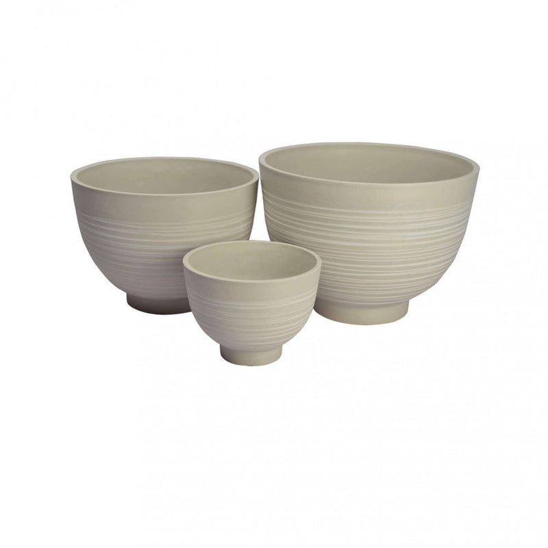 Vaso Grande Narciso Ø45x32 cm in Fibra sintetica Bianco-2